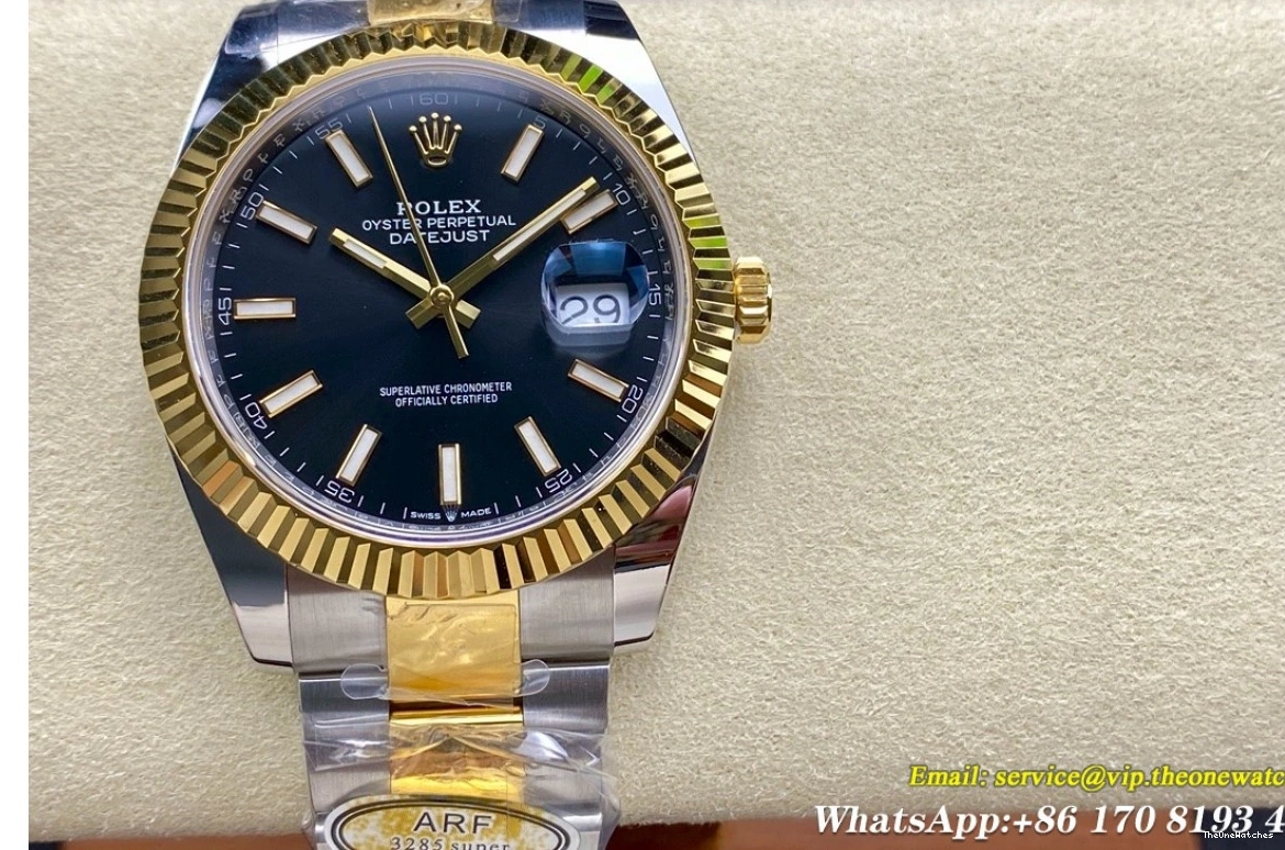 Datejust Heavy Version) Oys ARF Stk SS 126333 YG SH3235(Tungsten 41mm Black 1223